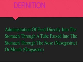 Nutritional need for patient 