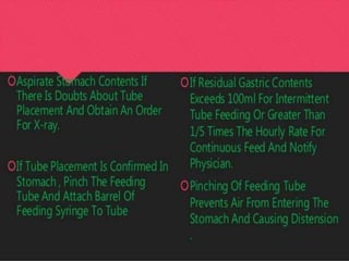 Nutritional need for patient 