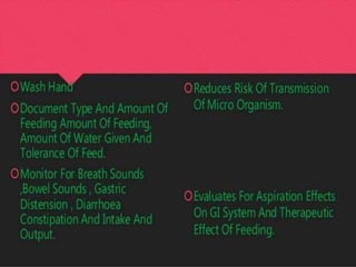 Nutritional need for patient 