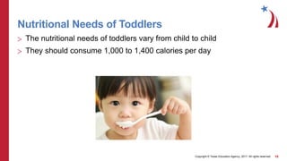 Nutritional needs - Infancy to Toddlers.pptx