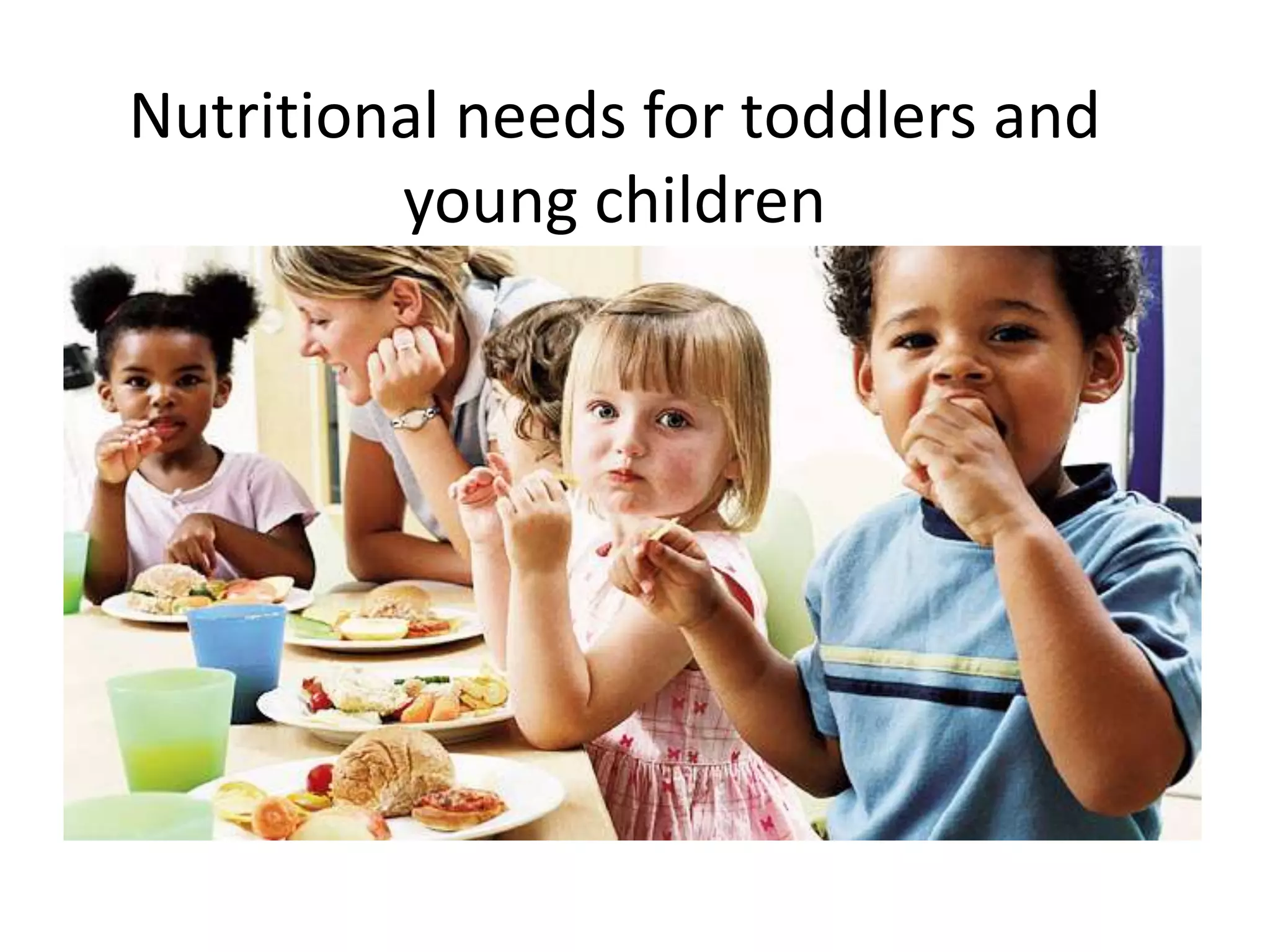 Nutritional Needs for Toddlers and Children | PPTX