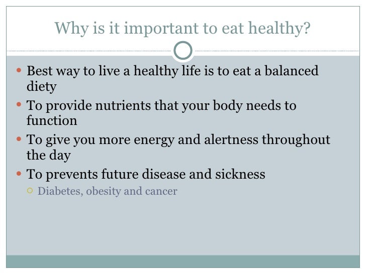 A report on the importance of health and the recommendation for a healthy lifestyle