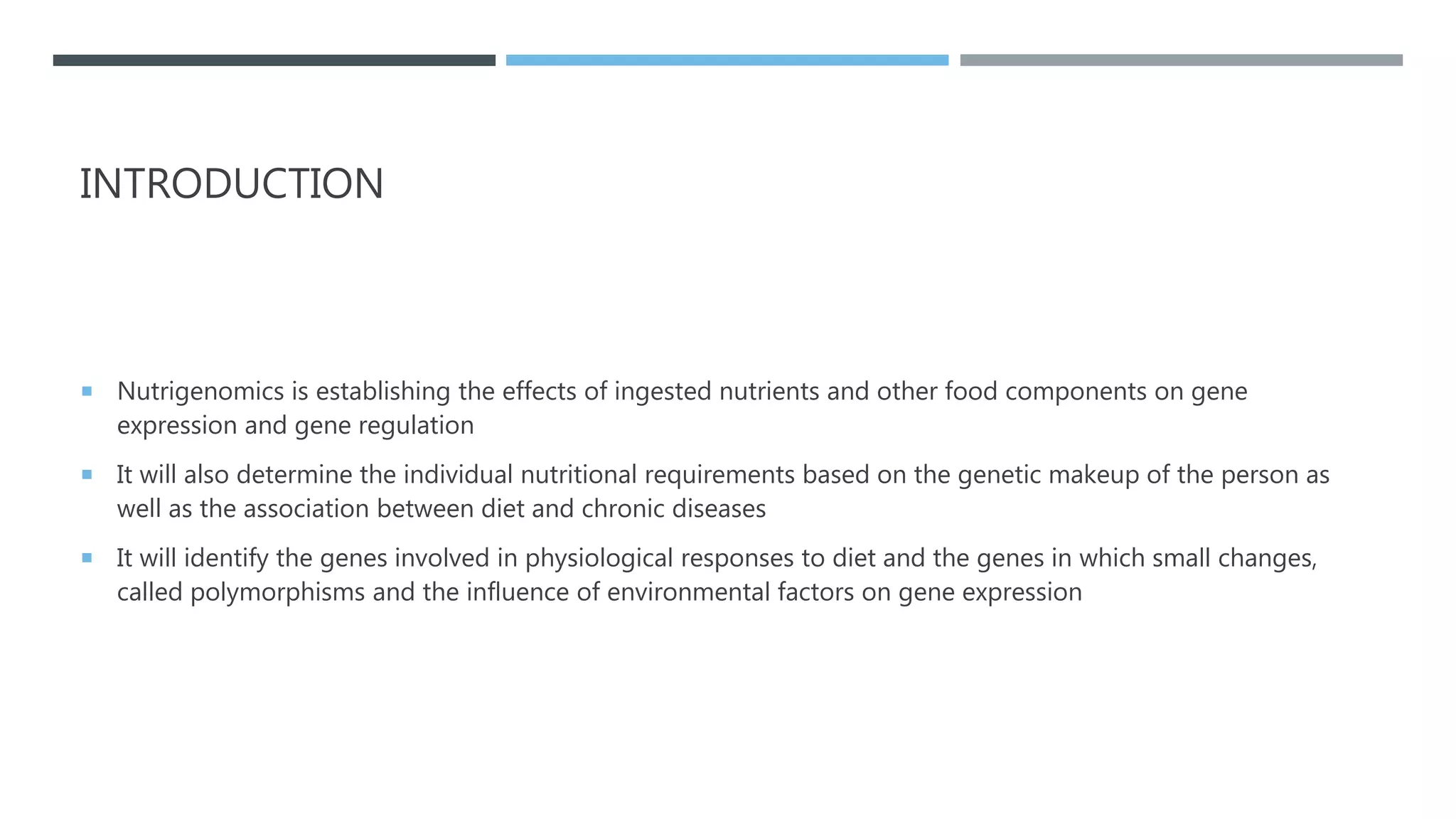 Nutritional regulation of gene expression | PPTX