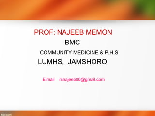 Nutritional requirements by prof najeeb memon bmc lumhs jamshoro | PPT