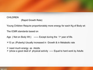 Nutritional requirements by prof najeeb memon bmc lumhs jamshoro | PPT ...