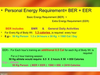 Nutritional requirements by prof najeeb memon bmc lumhs jamshoro | PPT