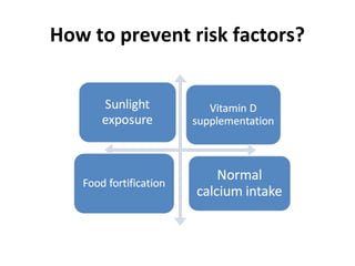 How to prevent risk factors?
 
