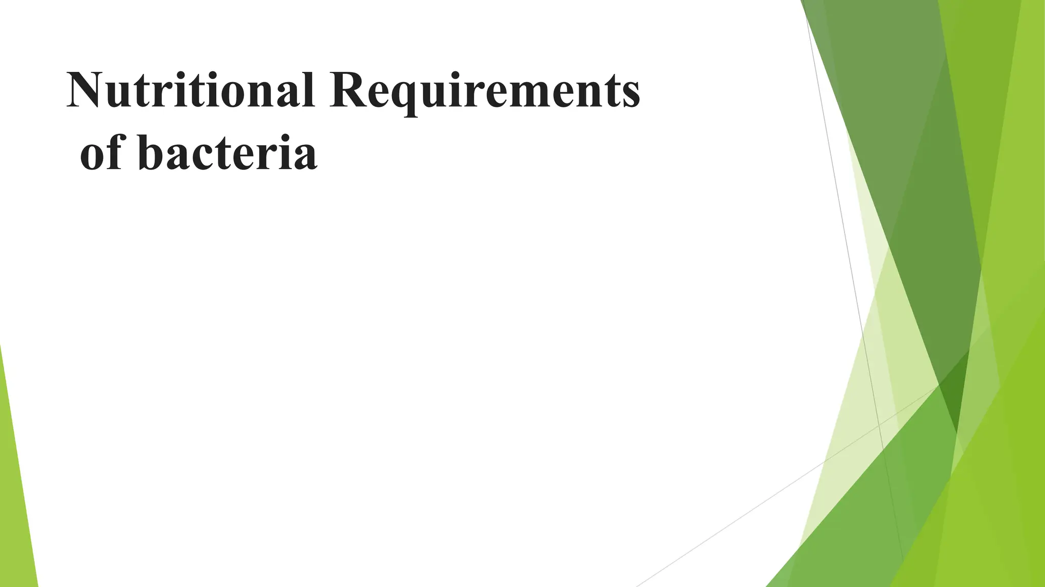 Nutritional Types of Bacteria - Classification of bacteria based on ...