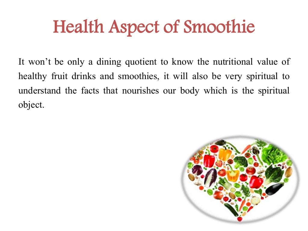 Nutritional Values of Healthy Smoothies