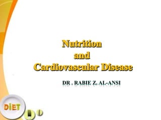 Nutrition and cardiovascular disease | PPTX