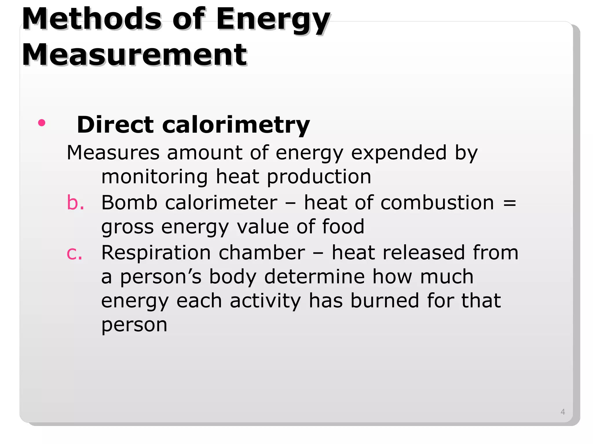 Nutrition and energy | PPT