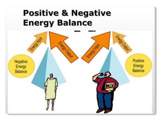 Positive & Negative  Energy Balance 