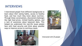NUTRITION AND FOOD SECURITY NUTRITION AND FOOD | PPTX