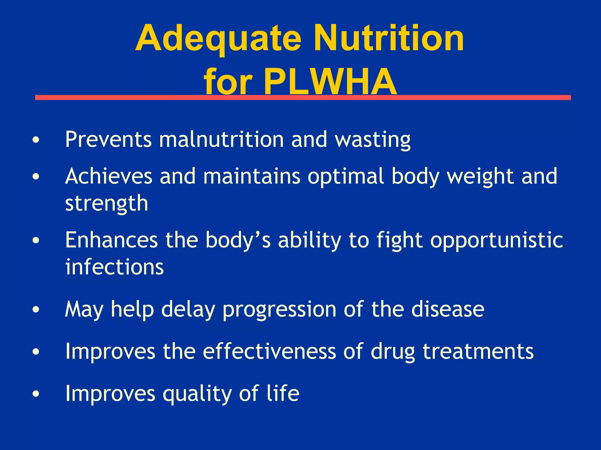 Nutrition and hiv aids | PPT