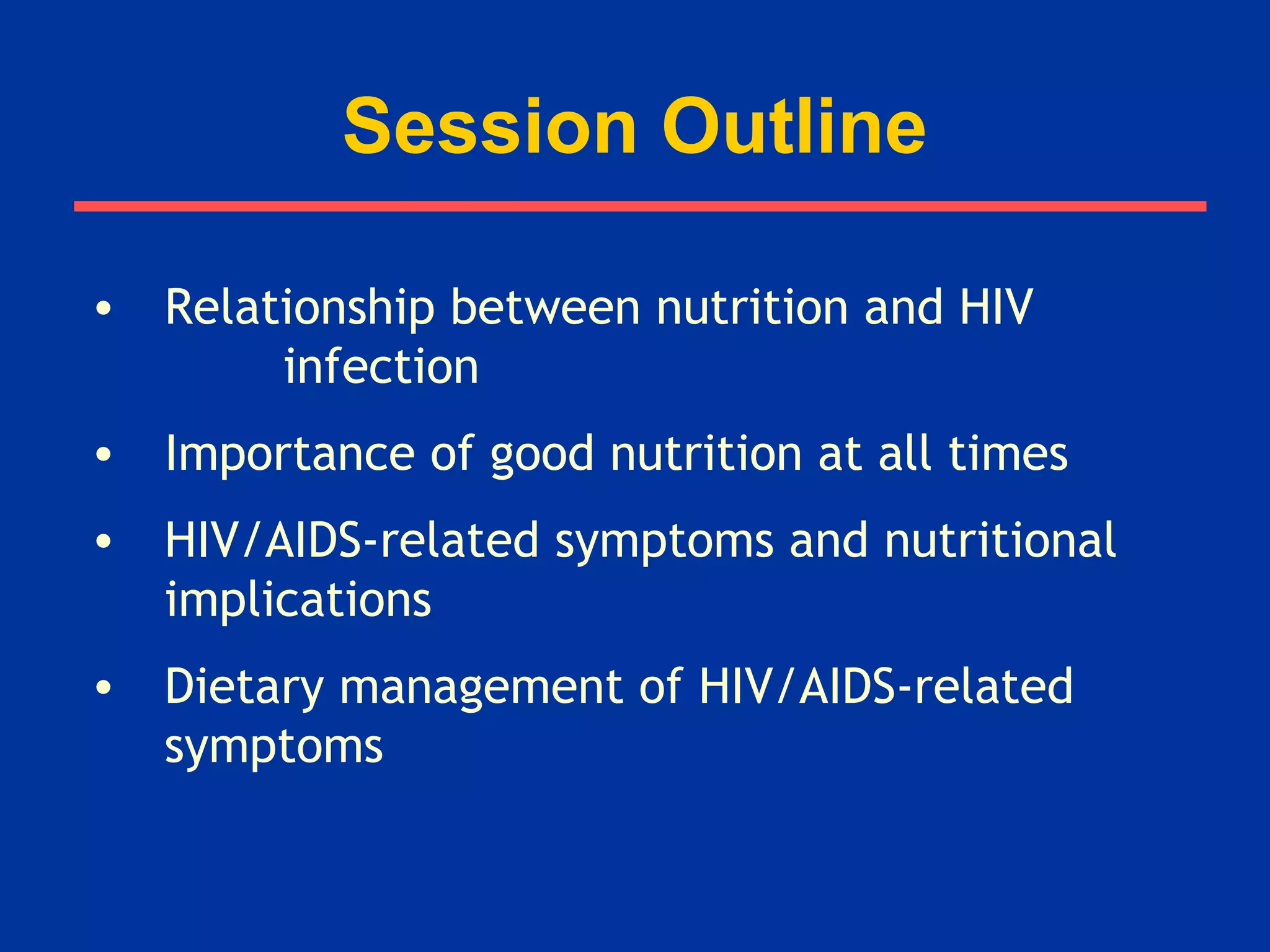 Nutrition and hiv aids | PPT