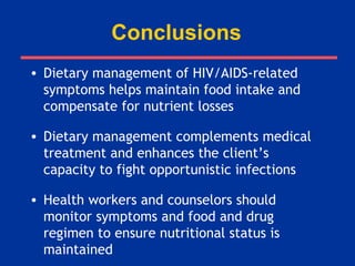 Nutrition and hiv aids | PPT