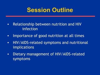 Nutrition and hiv aids | PPT