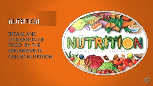 Nutrition and its types