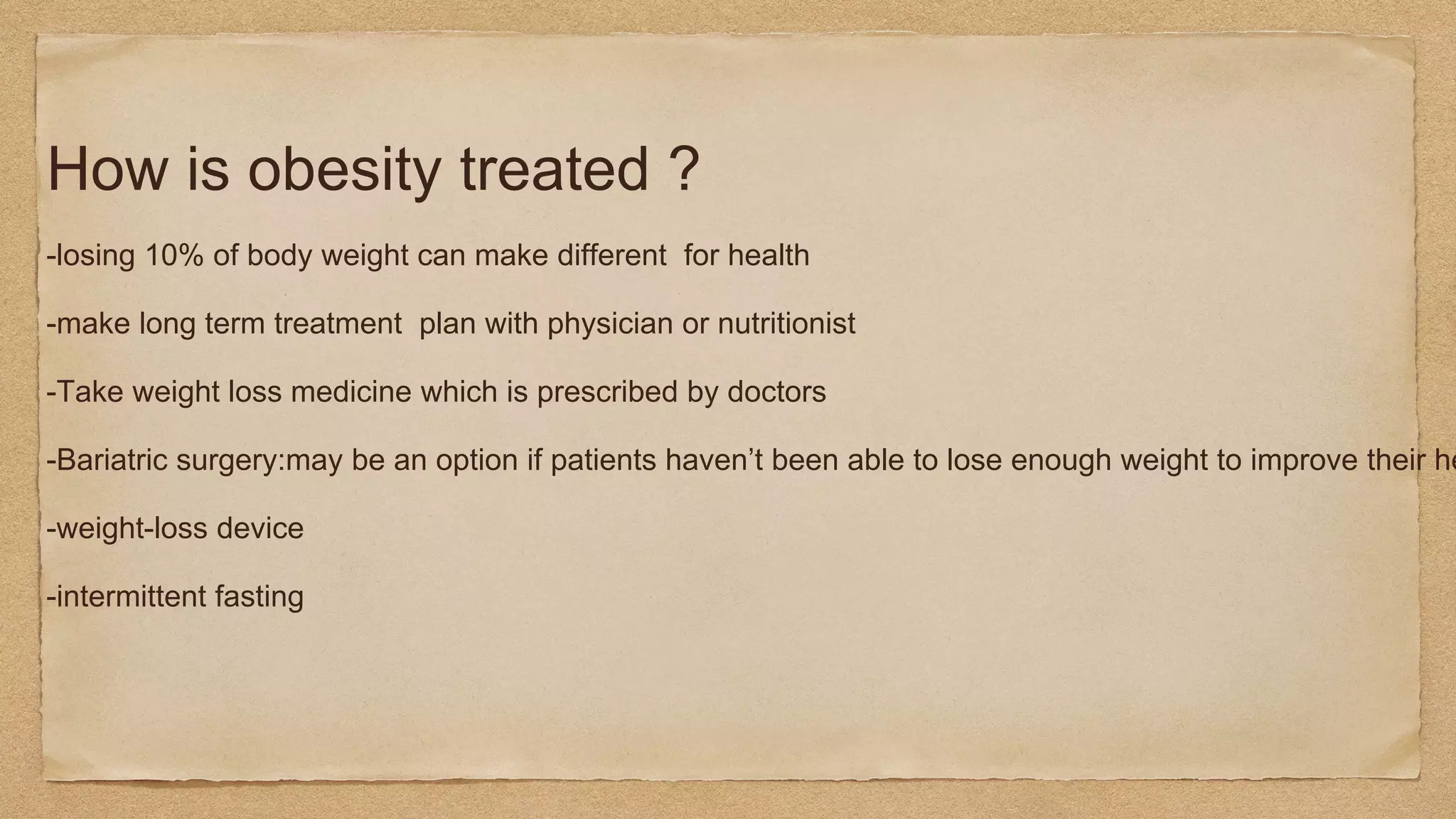 Nutrition and obesity ppt | PPTX