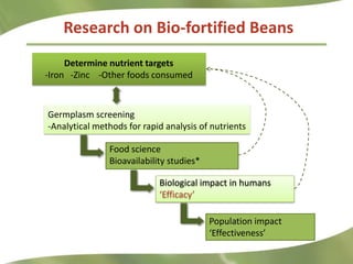 Combating Hidden Hunger through Bio-fortification