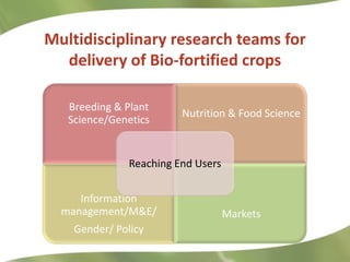 Combating Hidden Hunger through Bio-fortification