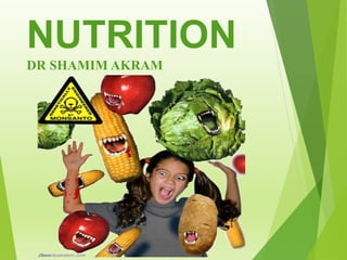NUTRITION
DR SHAMIM AKRAM
 