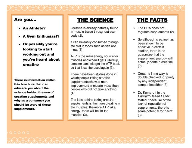 nutrition brochure