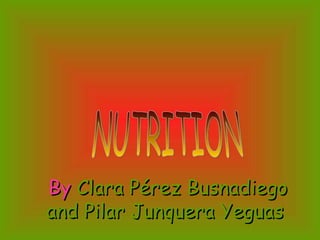 By  Clara Pérez Busnadiego and Pilar Junquera   Yeguas NUTRITION 