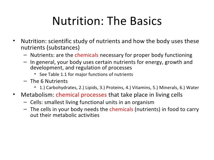 nutrition chapter 18 diet and health