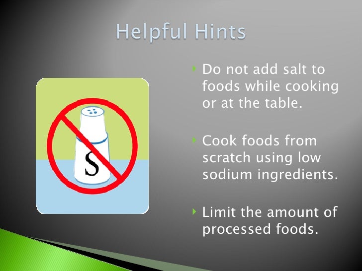 Nutrition Cooking Companion Sodium Restricted Diet