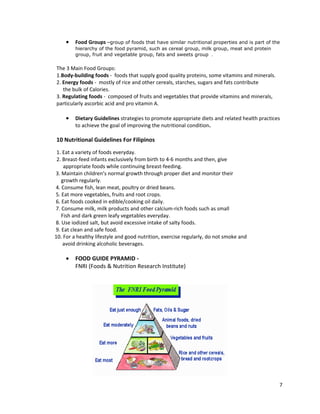 Nutrition & dietetics lecture compilation