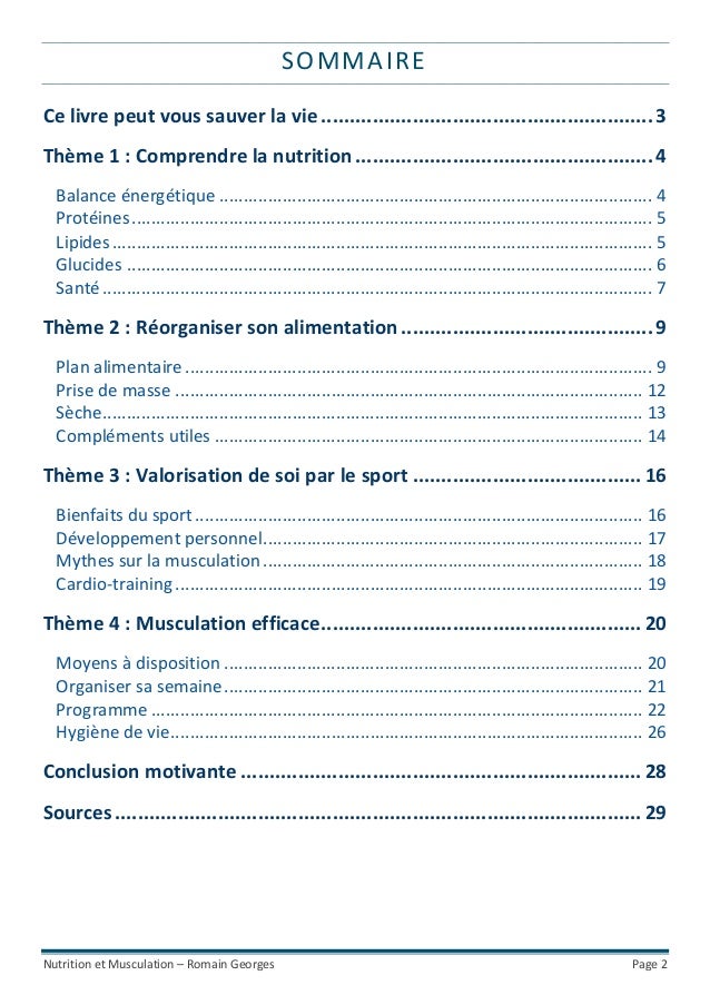 Nutrition Et Musculation Grandeur De L Esprit Force Du Corps
