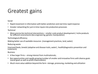 Food and nutrition security: Radical departures