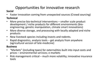 Livestock and sustainable food and nutrition security: Group report on the ILRI@40 workshop, Addis Ababa, 7 November 2014