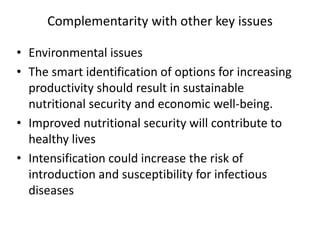 Livestock and sustainable food and nutrition security: Group report on the ILRI@40 workshop, Addis Ababa, 7 November 2014