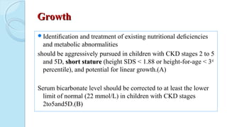 Nutrition for children and adolescents with chronic kidney disease | PPT