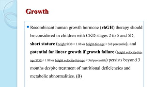 Nutrition for children and adolescents with chronic kidney disease | PPT