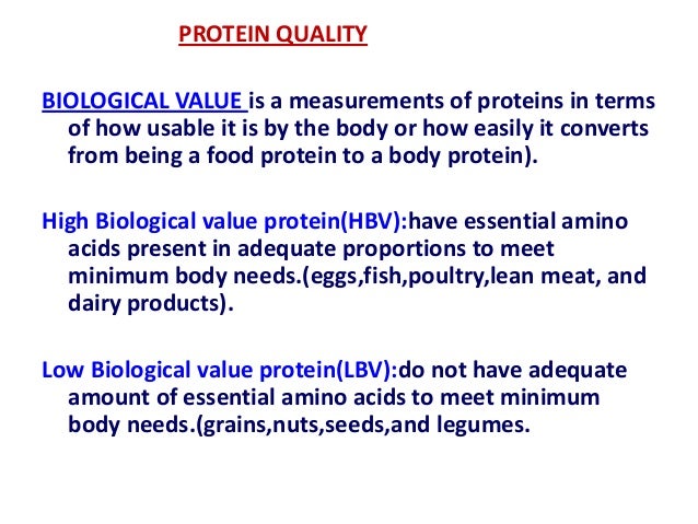 2 Food Sources Of High Biological Value Protein Diet