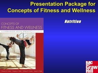 Presentation Package for
Concepts of Fitness and Wellness
Nutrition

 