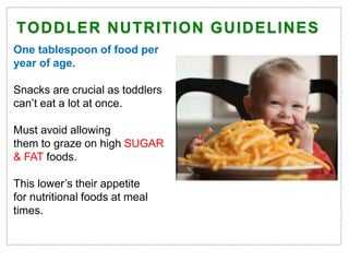 Nutrition for toddlers | PPTX