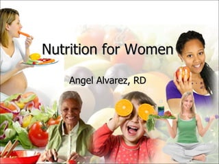 Nutrition for Women Angel Alvarez, RD 