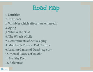Nutrition & healthy aging | PDF