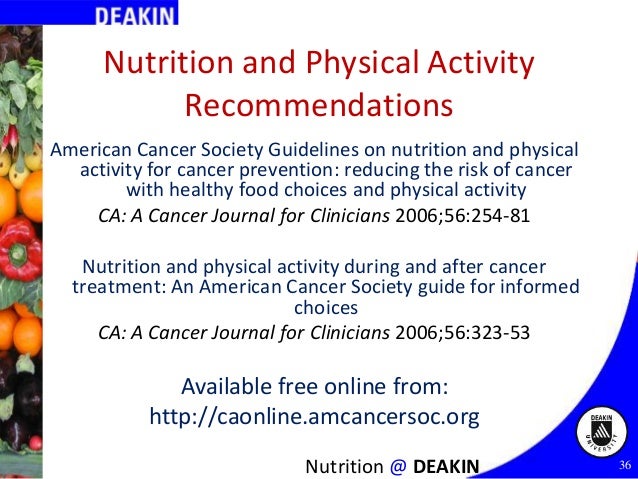 Nutrition in Cancer Prevention and Treatment