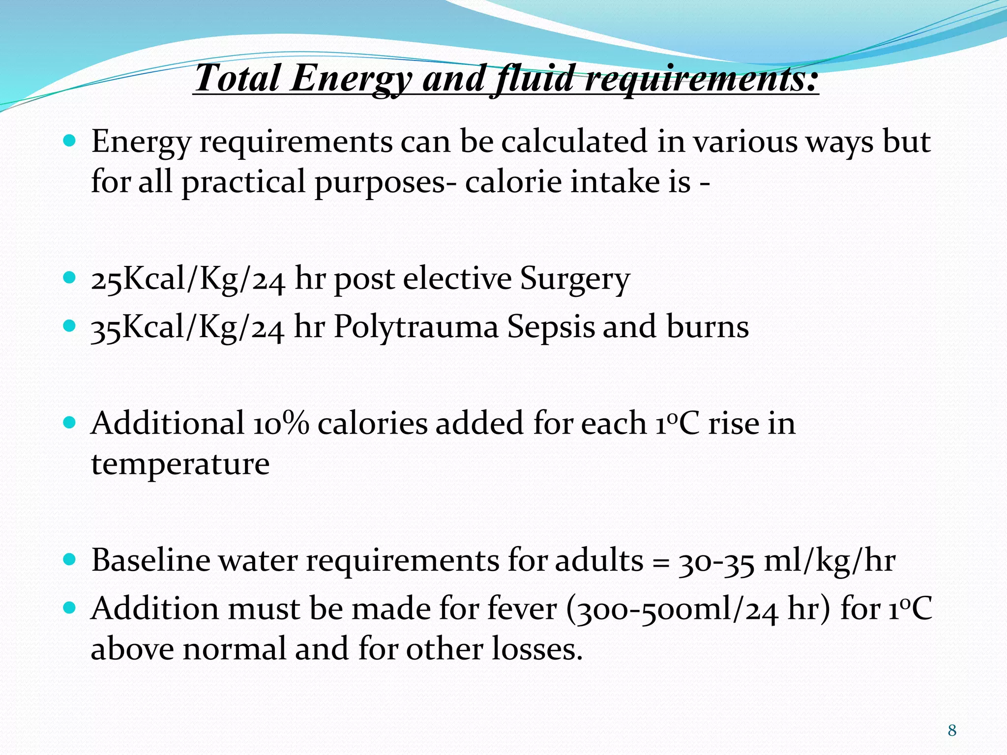 Nutrition in critically ill patients | PPTX