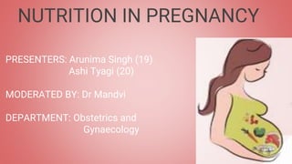 PRESENTERS: Arunima Singh (19)
Ashi Tyagi (20)
MODERATED BY: Dr Mandvi
DEPARTMENT: Obstetrics and
Gynaecology
 