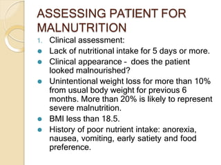 Poor Po Intake Nutrition in oral surgery | PPTX