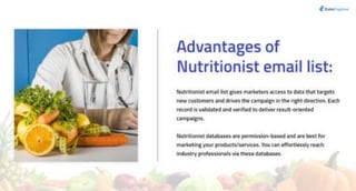 Nutritionist Emai List 