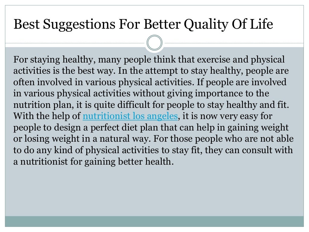 Nutritionist Los Angeles