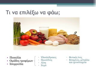 Τι να επιλέξω να φάω;
 