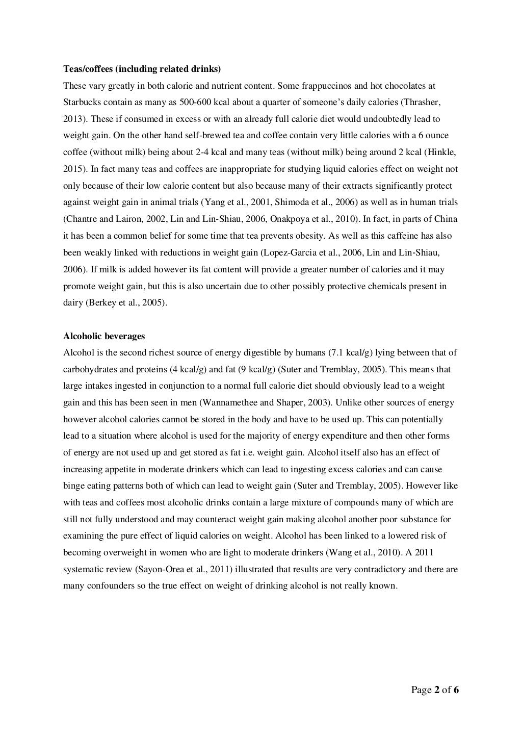 Liquid calories promote weight gain fact or fiction?